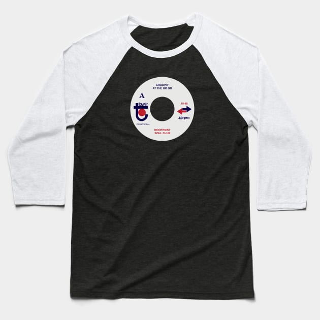 Groovin' at the Go Go Baseball T-Shirt by modernistdesign